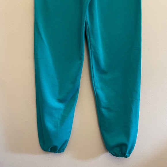 Vintage Pennmans Teal Sweatpants 50% Cotton 50% Poly NWoT - Picture 4 of 7